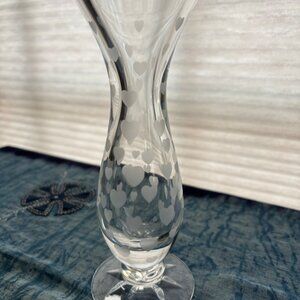 Vintage Waterford crystal heart vase